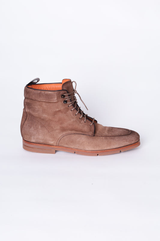 santoni Mens Brown Shoes Size EU 43