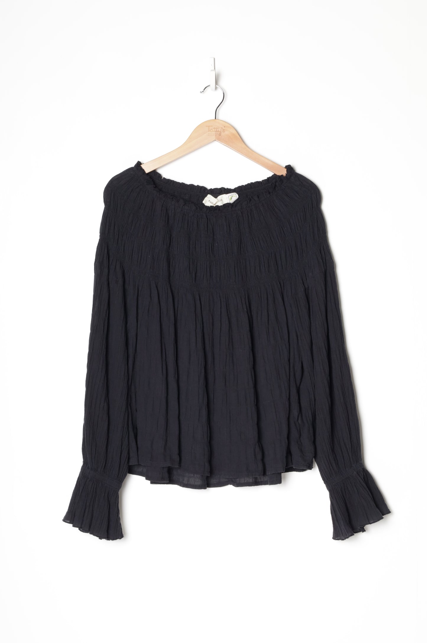 Karen Walker Womens Black Top Size 12