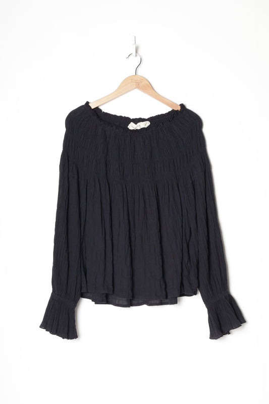 Karen Walker Womens Black Top Size 12