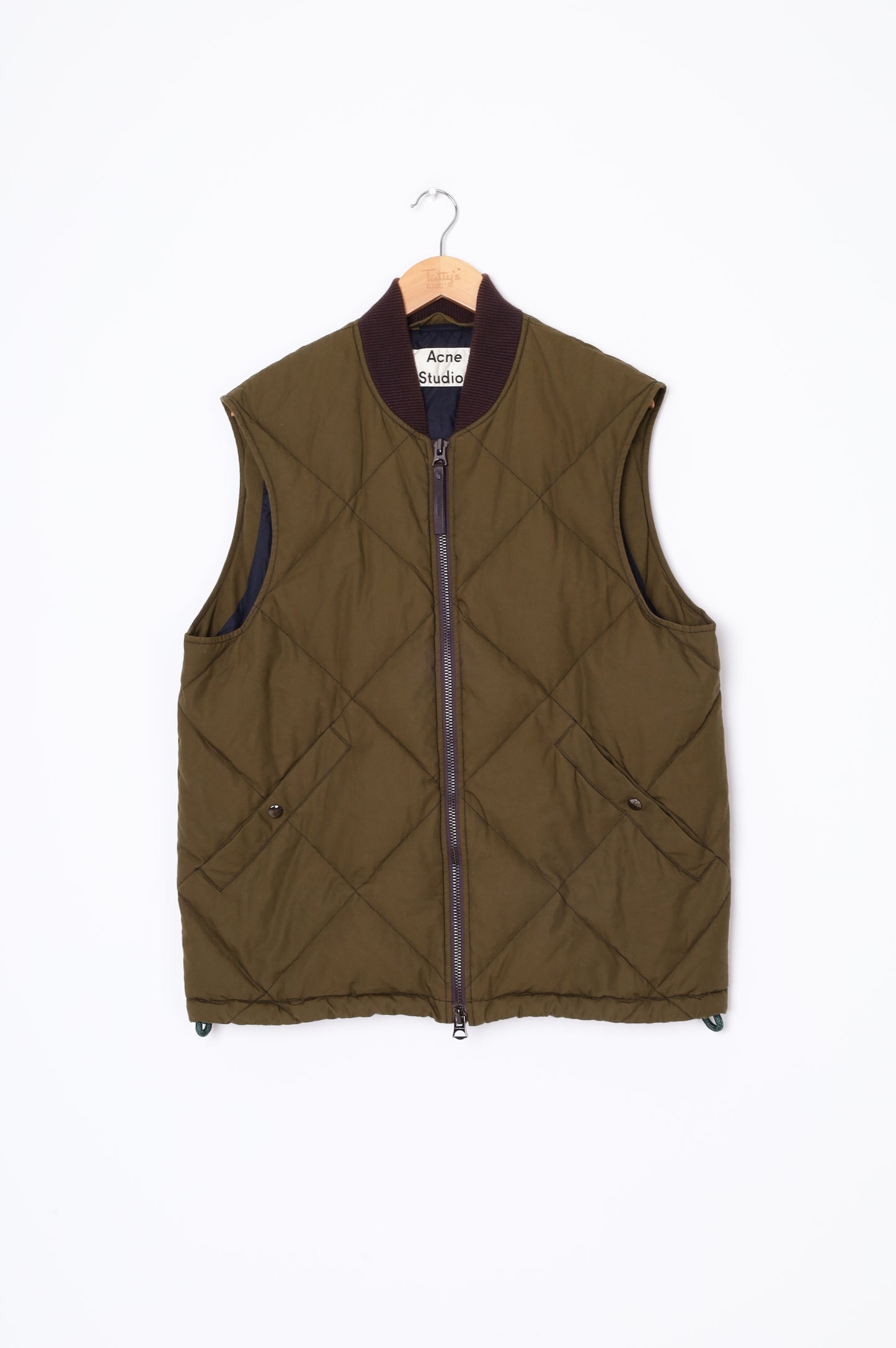 Acne Studios Mens Green Vest Size 50