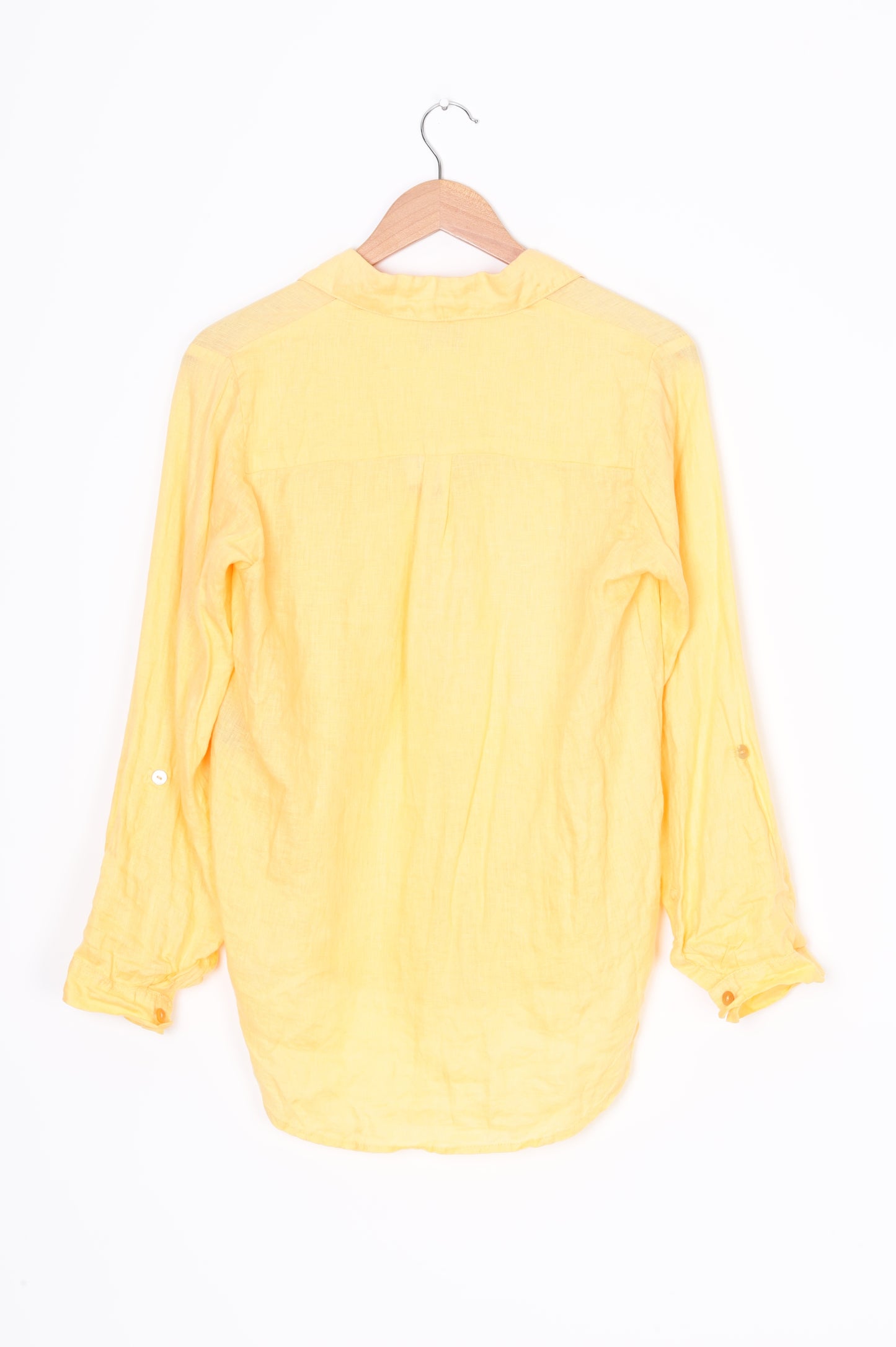 Earth Circus Womens Yellow Shirt Size L