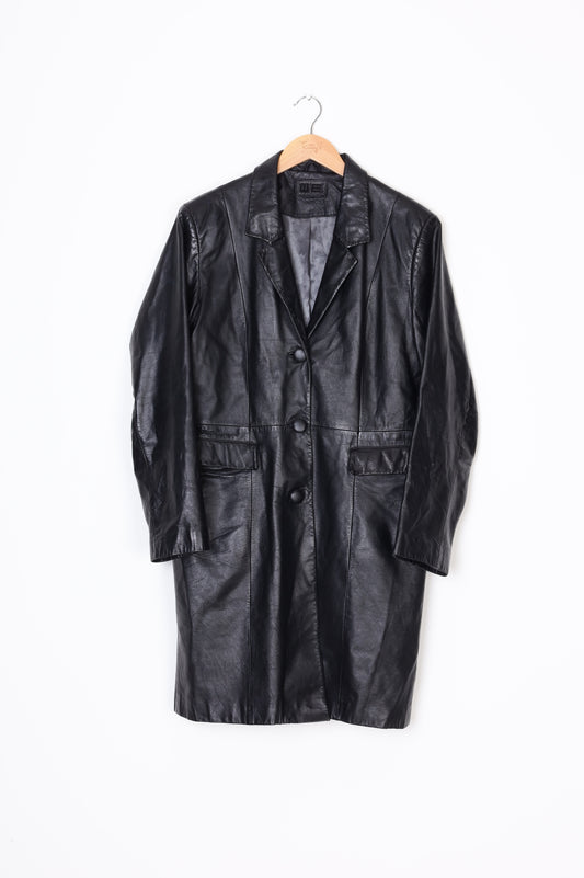 We Women Womens Black Coat Size S