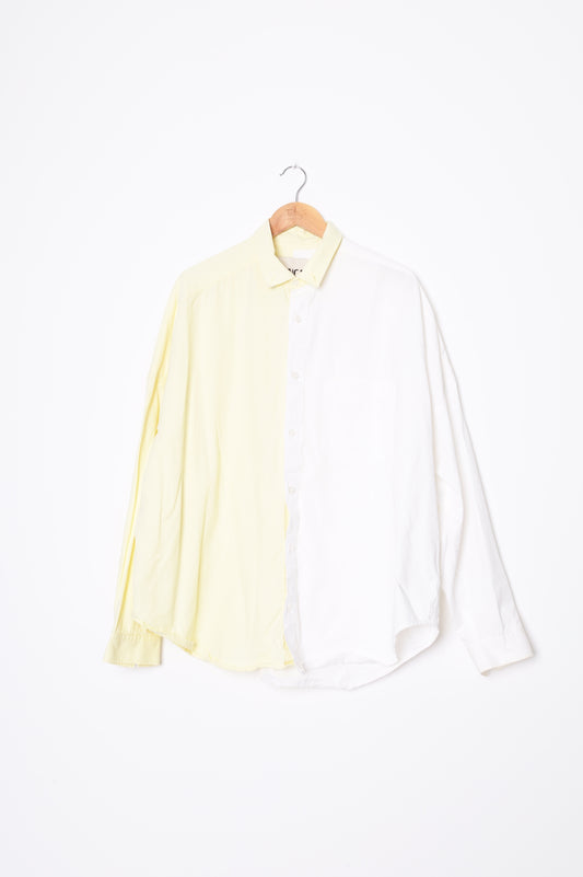 Bianca Mens Yellow Shirt Size L