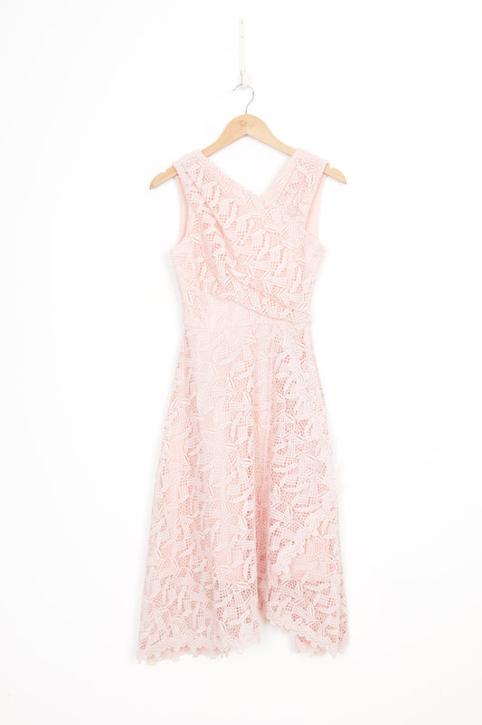 Reiss Womens Pink Dress Size S
