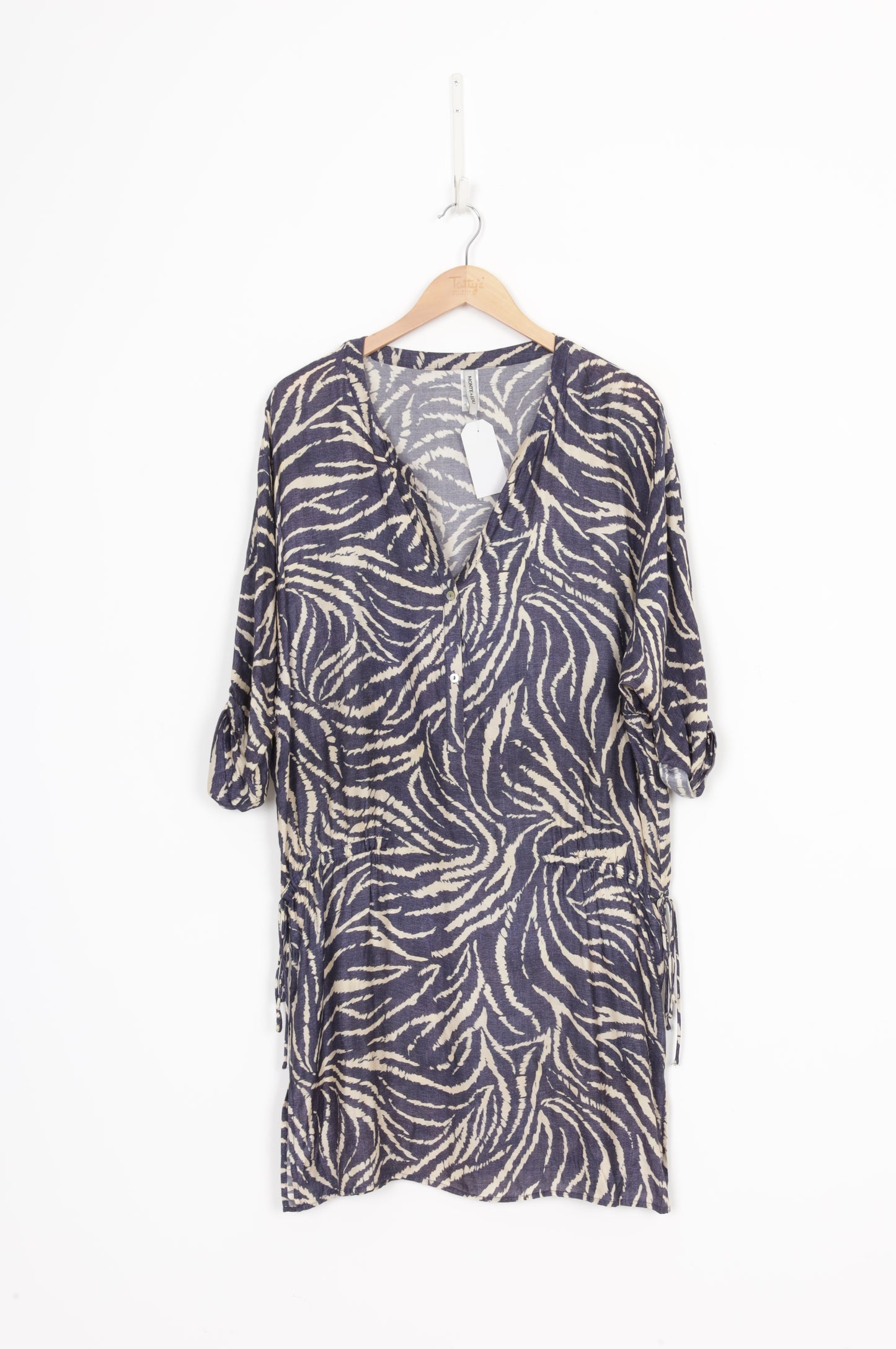 Monte & Lou Womens Purple Dress Size S