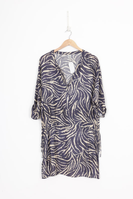 Monte & Lou Womens Purple Dress Size S