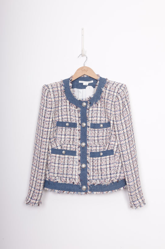 Veronica Beard Womens Cream Jacket Size 10