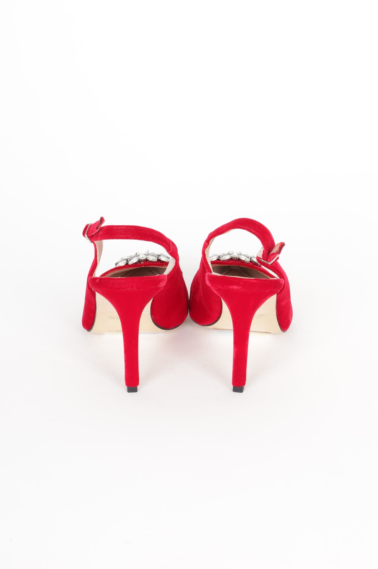 Alberto Zago Womens Red Heels Size EU 42