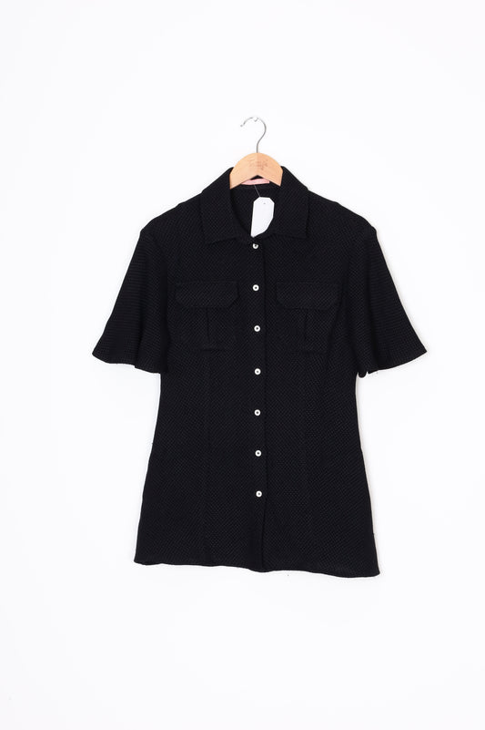 Maggie Marilyn Womens Black Shirt Size 10