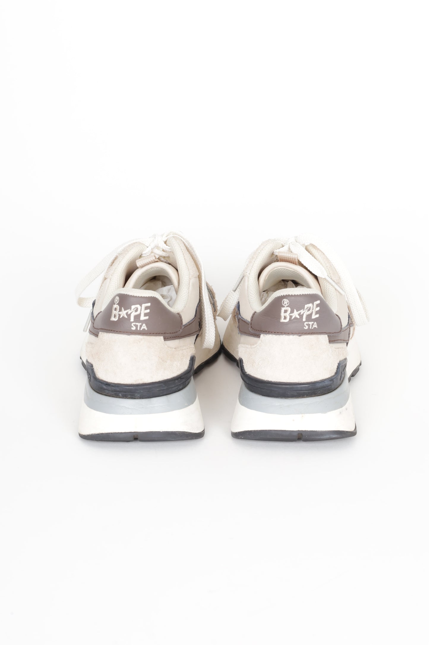 Bape Mens Beige Sneakers Size US 10.5