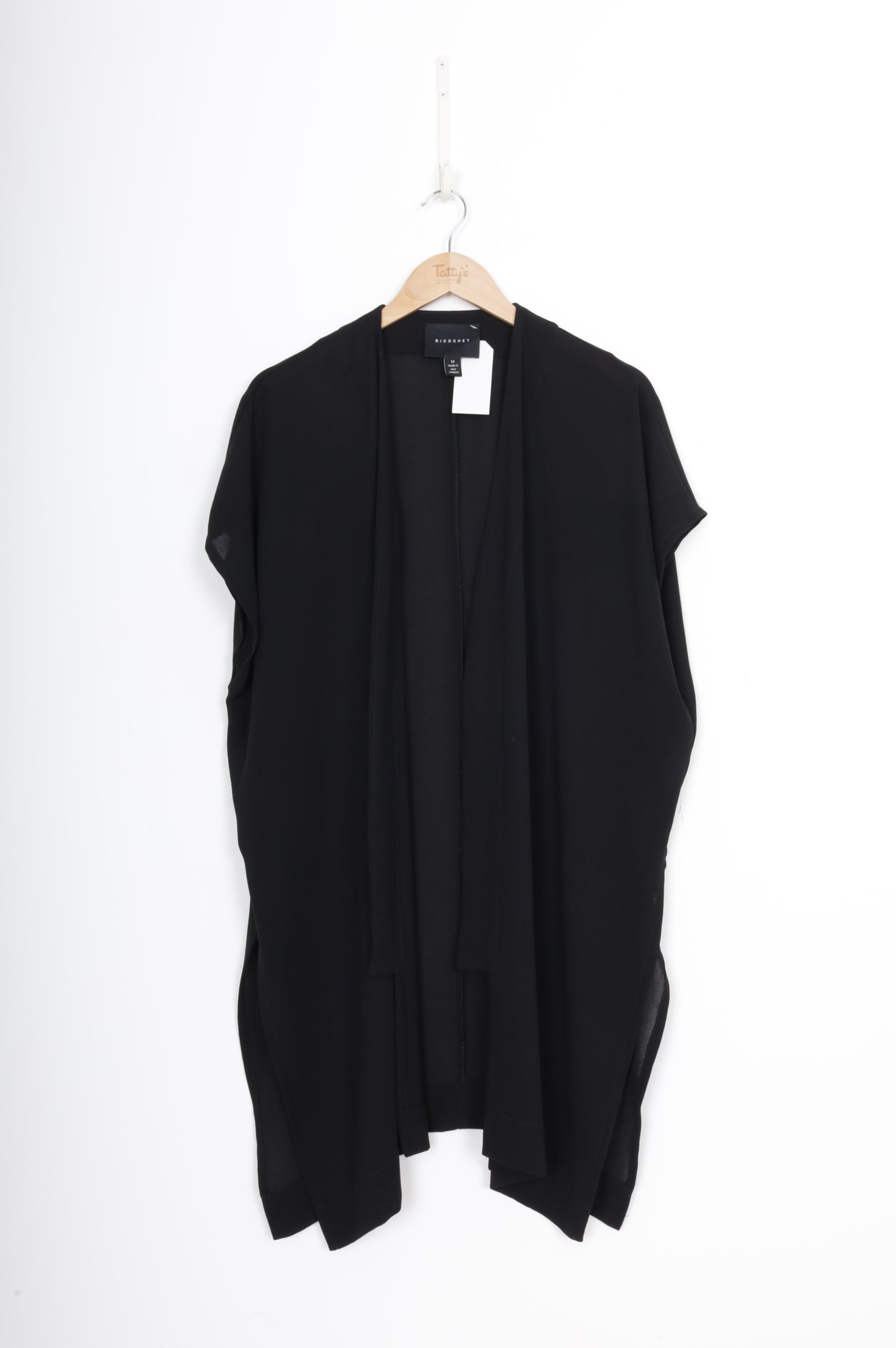 Ricochet Womens Black Coat Size M