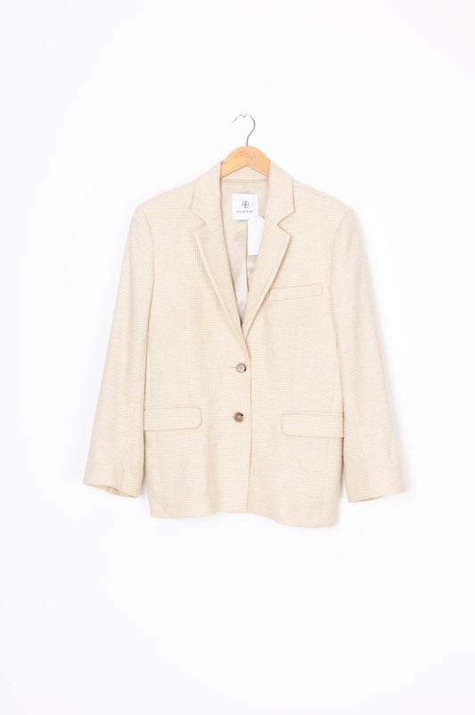 Anine Bing Womens Beige Blazer Size XS