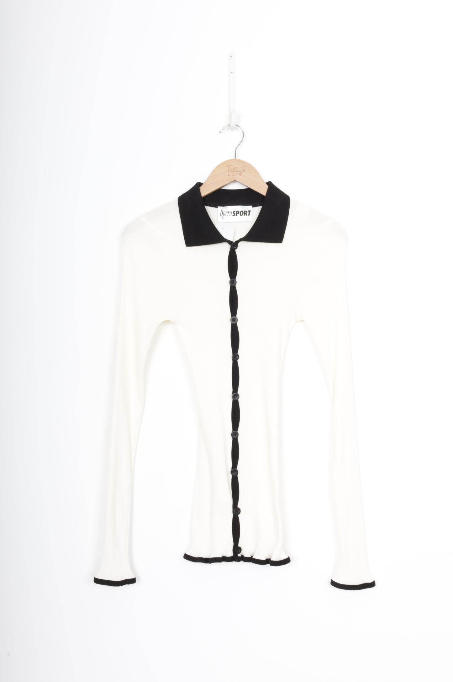 Opera Sport Womens Cream Top Size L