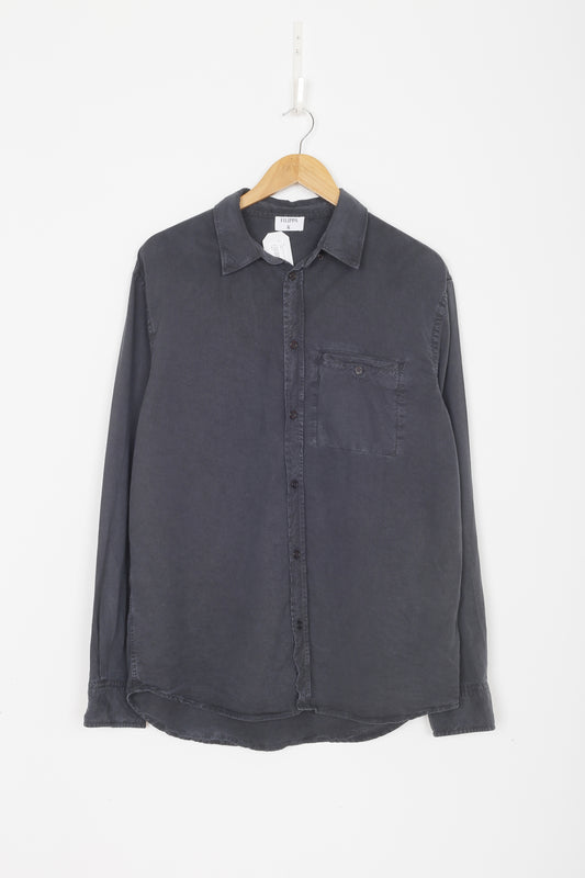 Filippa K Mens Blue Shirt Size 52