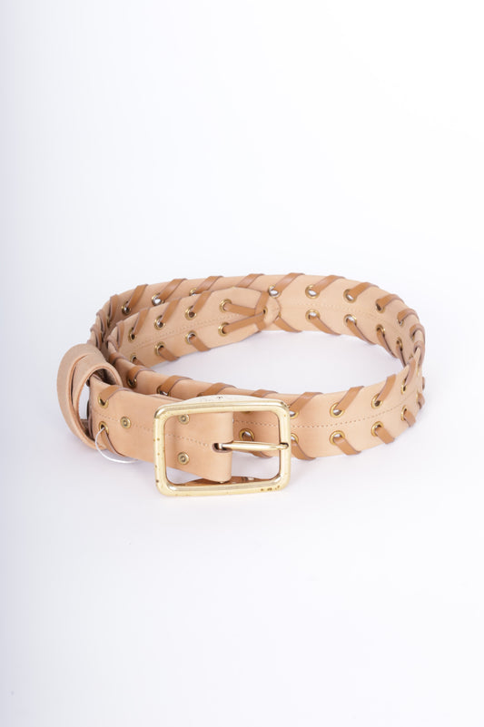 Chloe Womens Beige Belt Size S