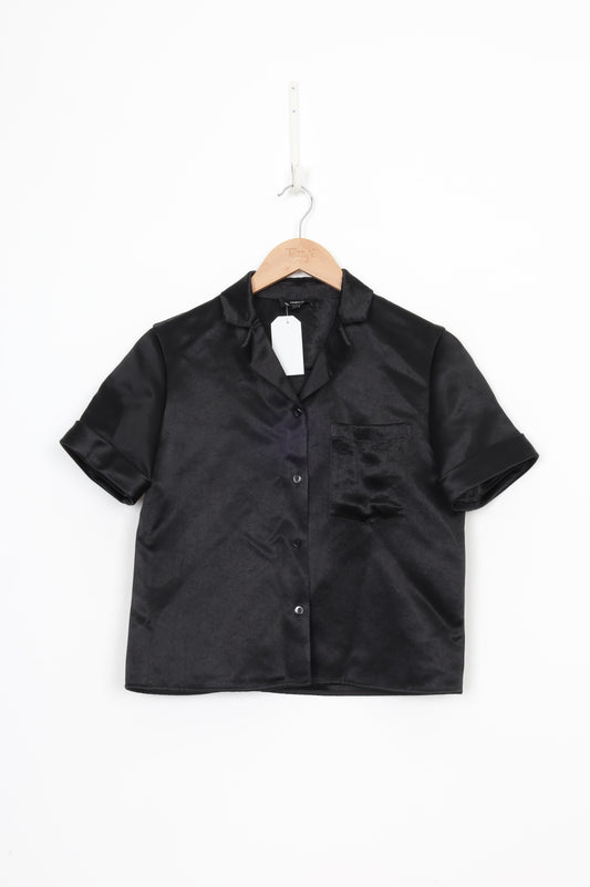 Theory Womens Black Shirt Size SP