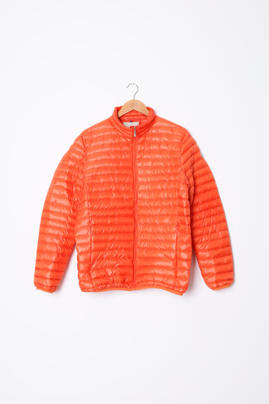Moncler Womens Orange Jacket Size 5