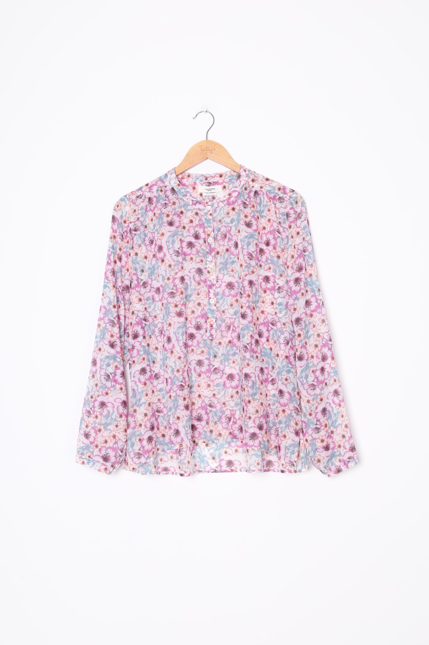 Isabel Marant Etoile Womens Purple Blouse Size EU 40