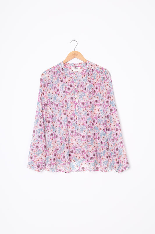 Isabel Marant Etoile Womens Purple Blouse Size EU 40