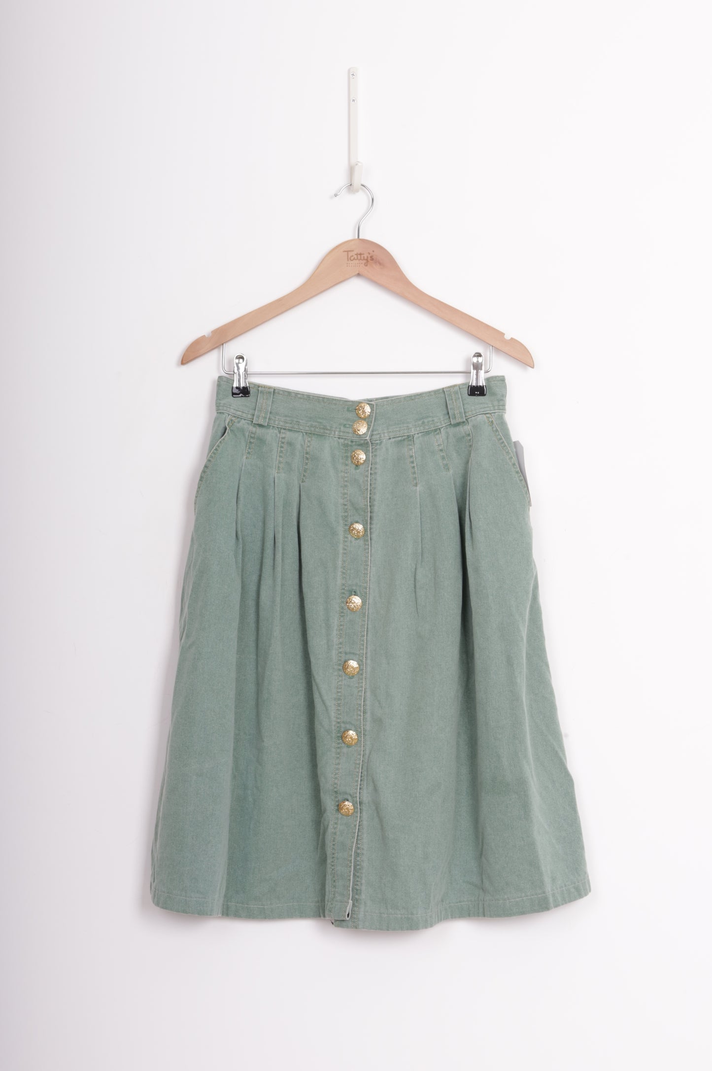 Antonette Womens Green Skirt Size N/S