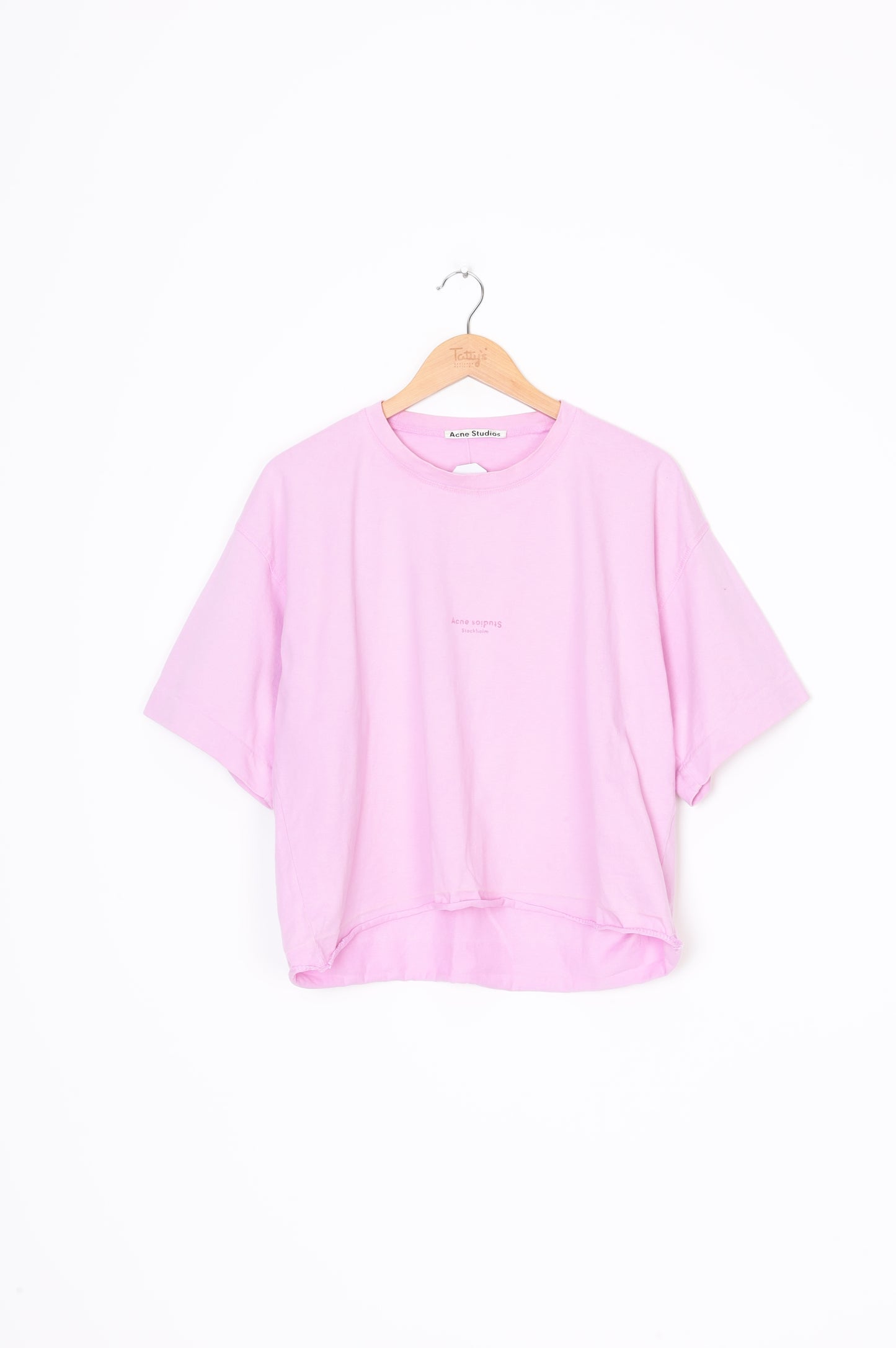 Acne Studios Womens Pink T-shirt Size S