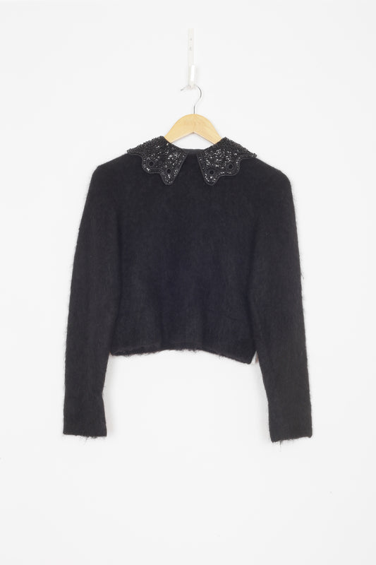 Sandro Womens Black Jumper Size N/S