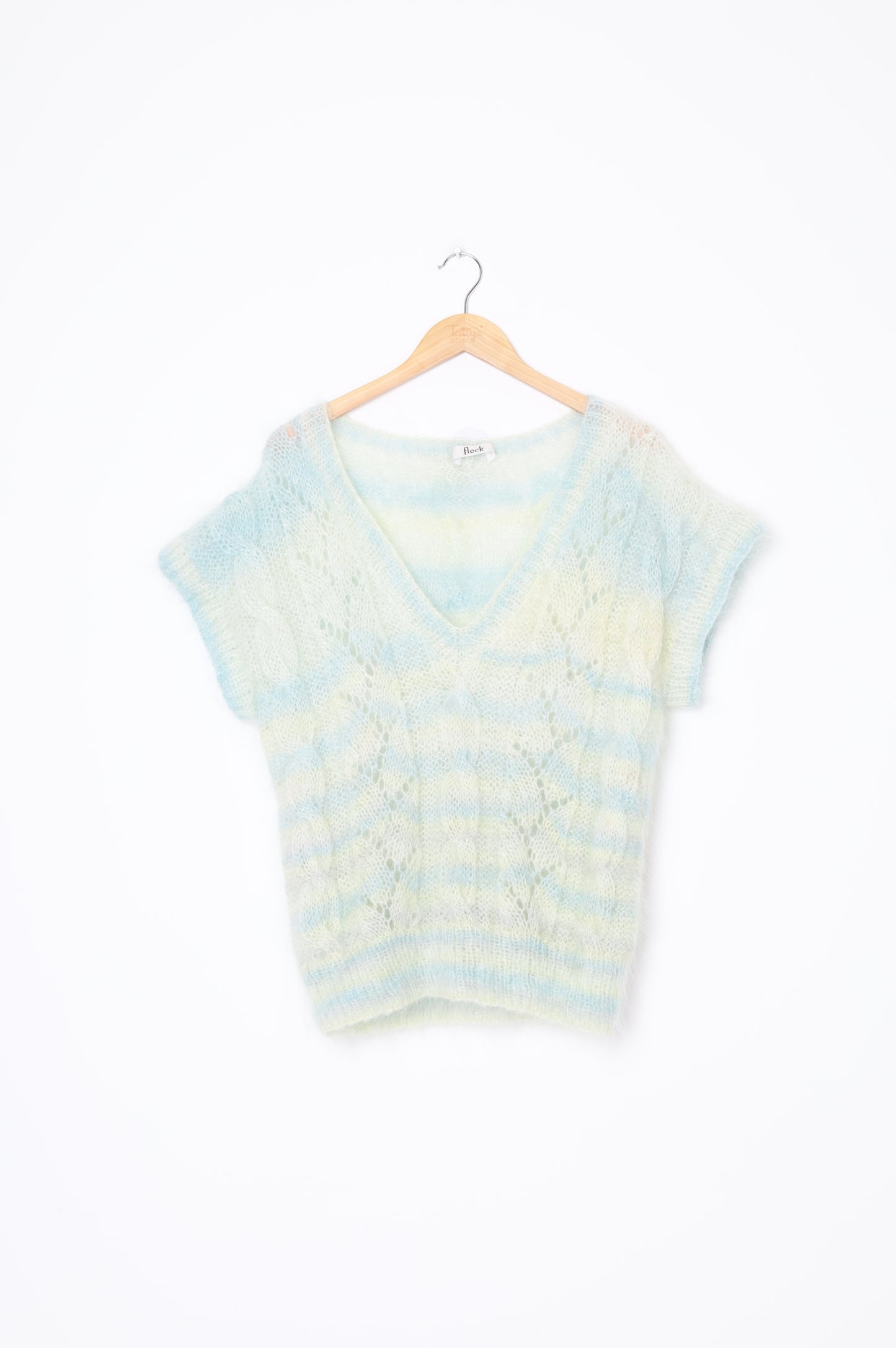 Flock Womens Blue Vest Size O/S