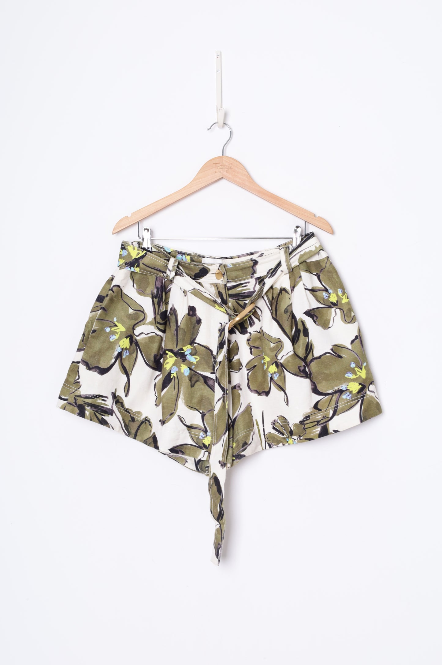 Aje. Womens Green Shorts Size 16