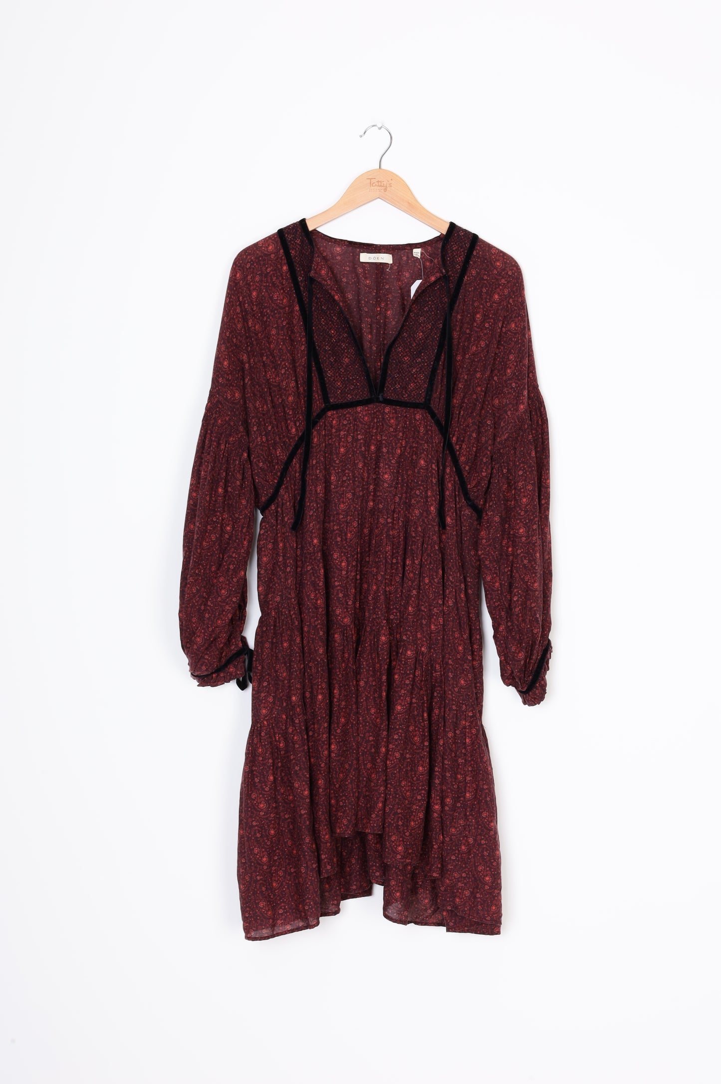 Doen Womens Red Dress Size L