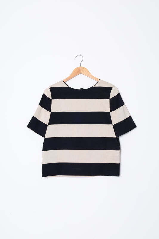 Lanvin Womens Cream Top Size 38