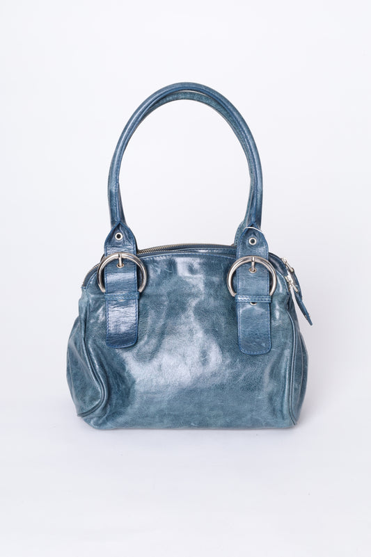Hobbs Womens Blue Bag Size S