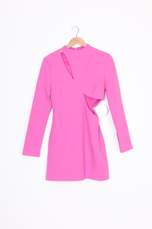 Misha Womens Pink Dress Size S