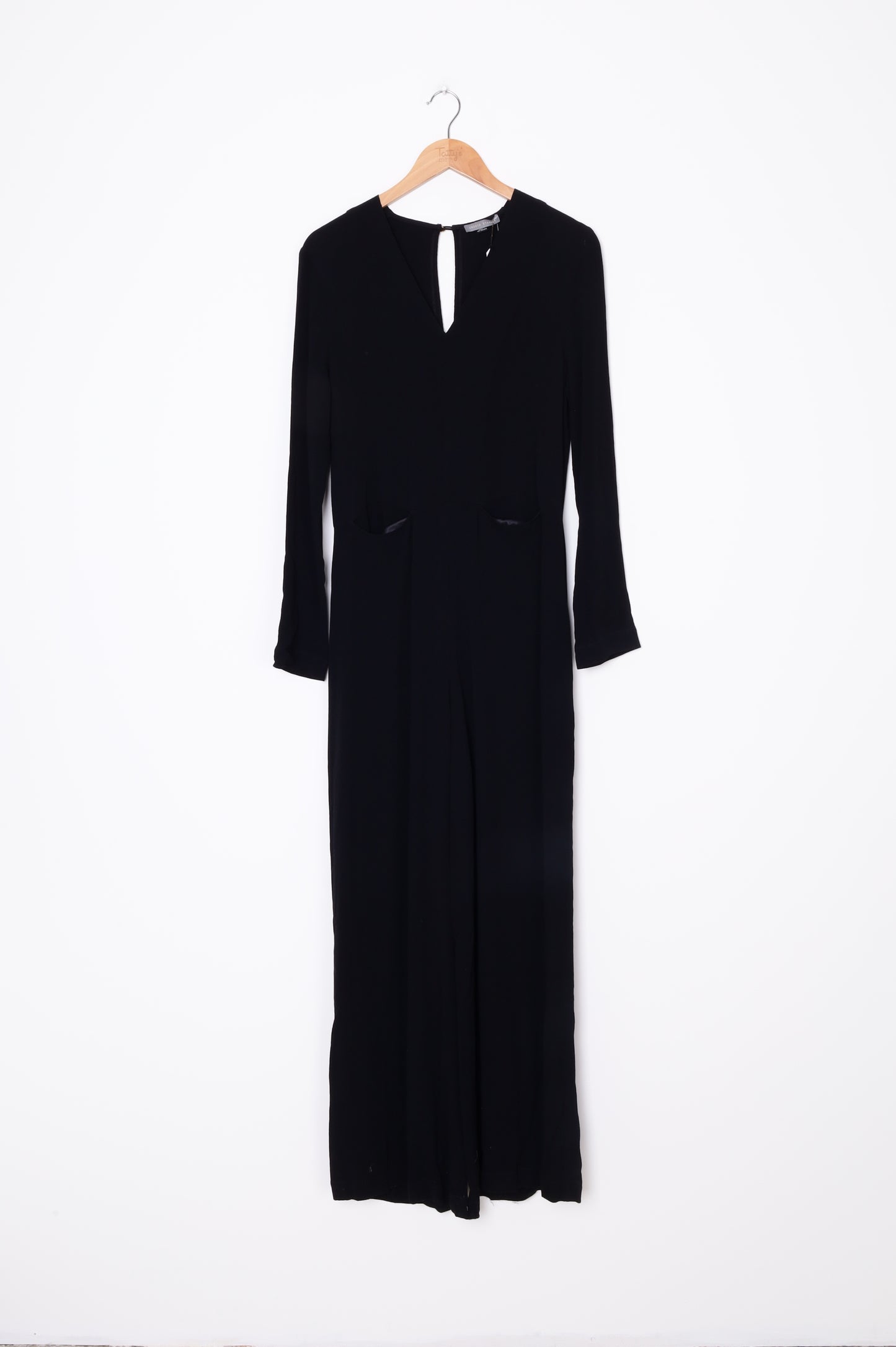 Ingrid Starnes Womens Black Jumpsuit Size S