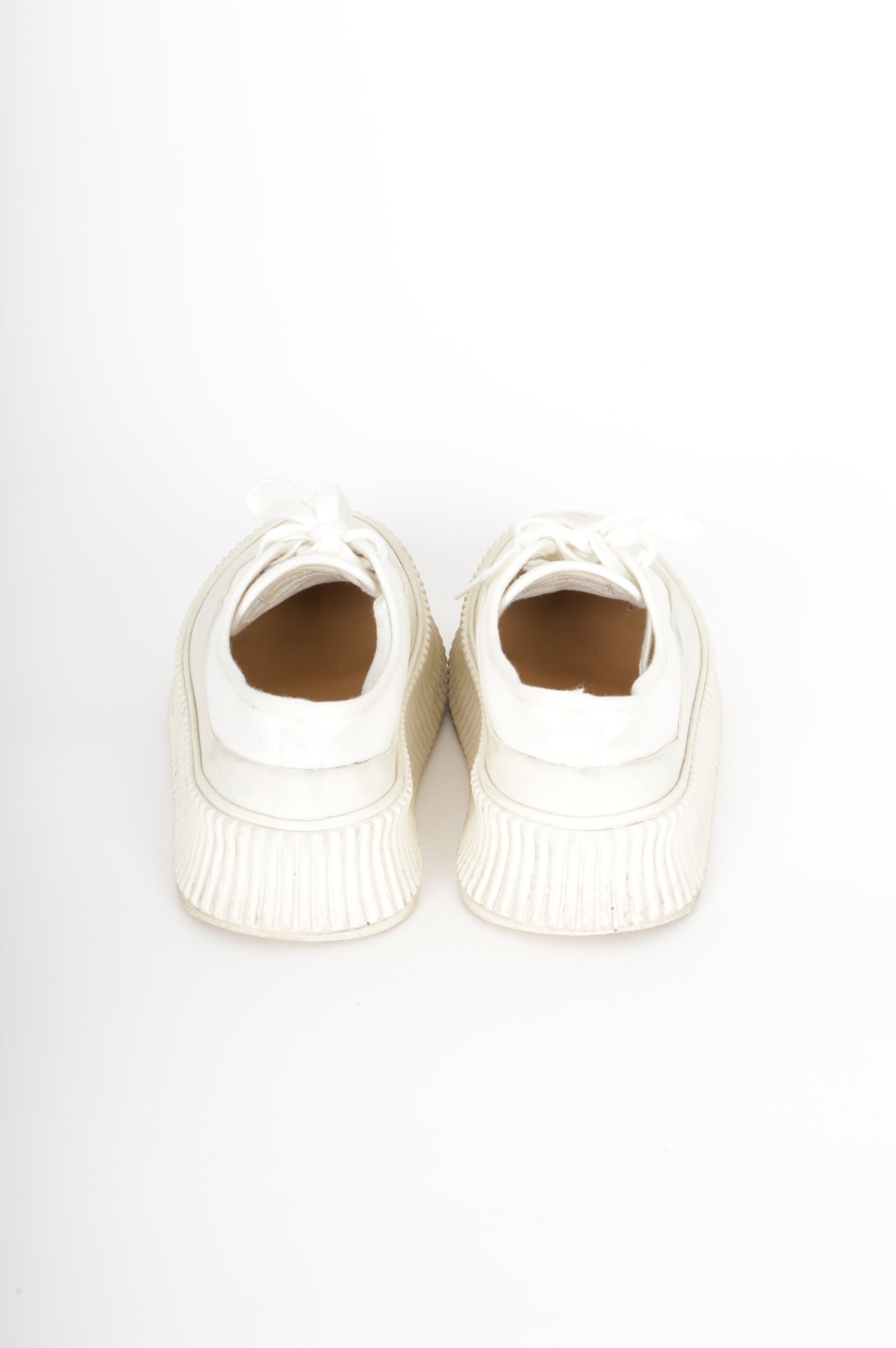 Jil Sander Womens Cream Sneakers Size EU 35