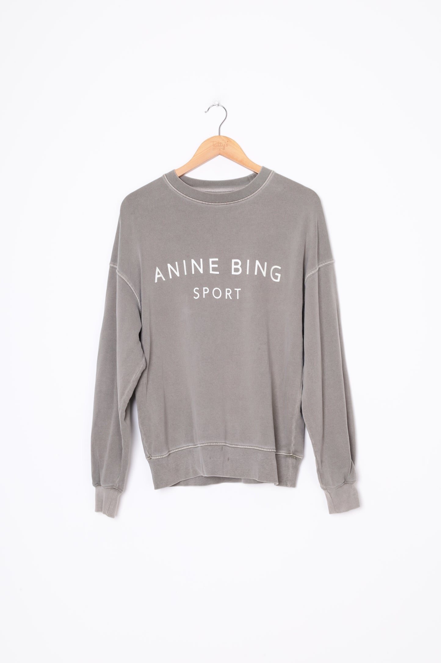 Anine Bing Sport Womens Grey Sweatshirt Size S
