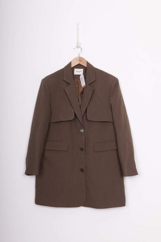 Nina Life Womens Green Blazer Size M