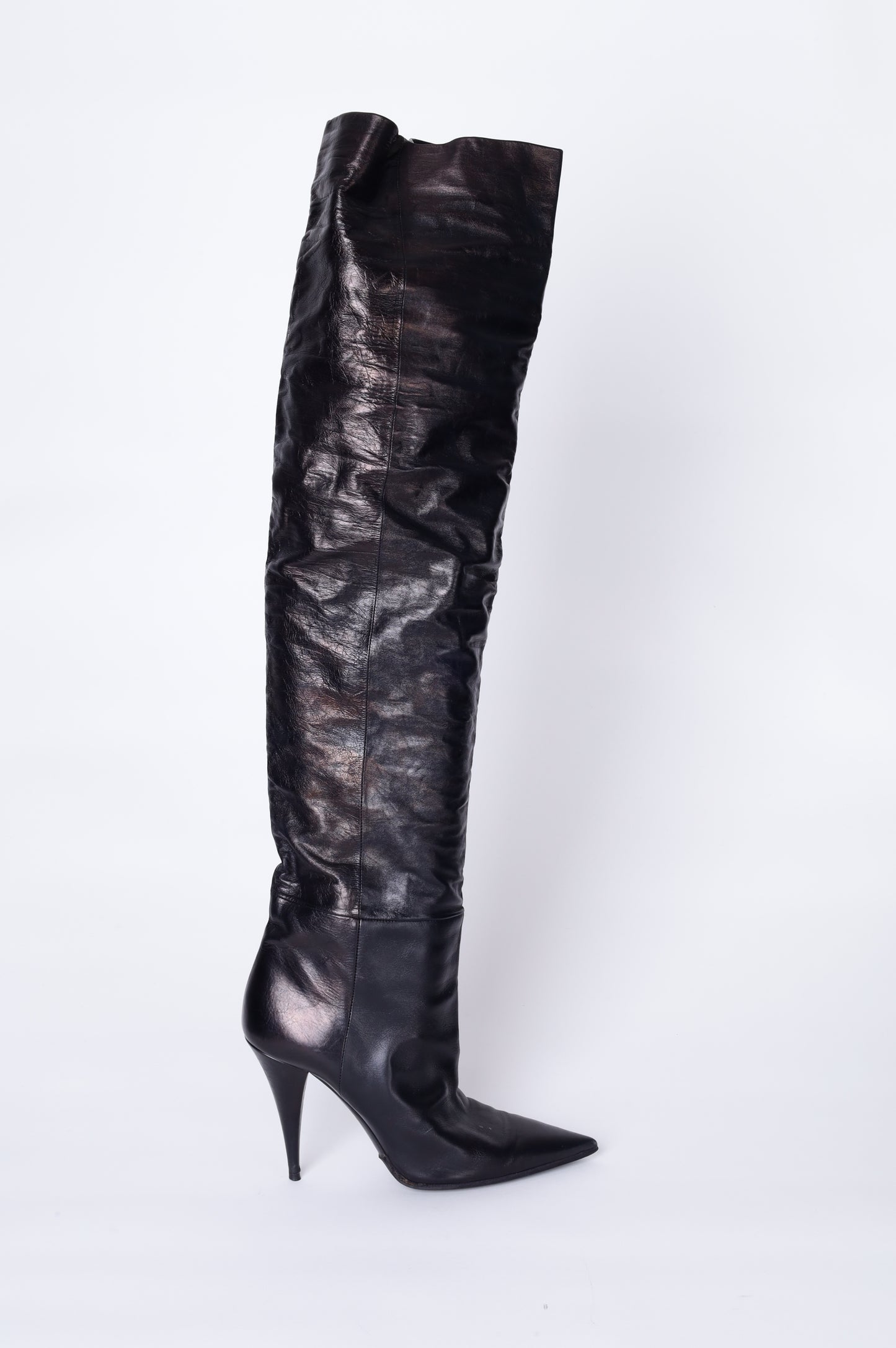 Saint Laurent Womens Black Boots  Size EU 38