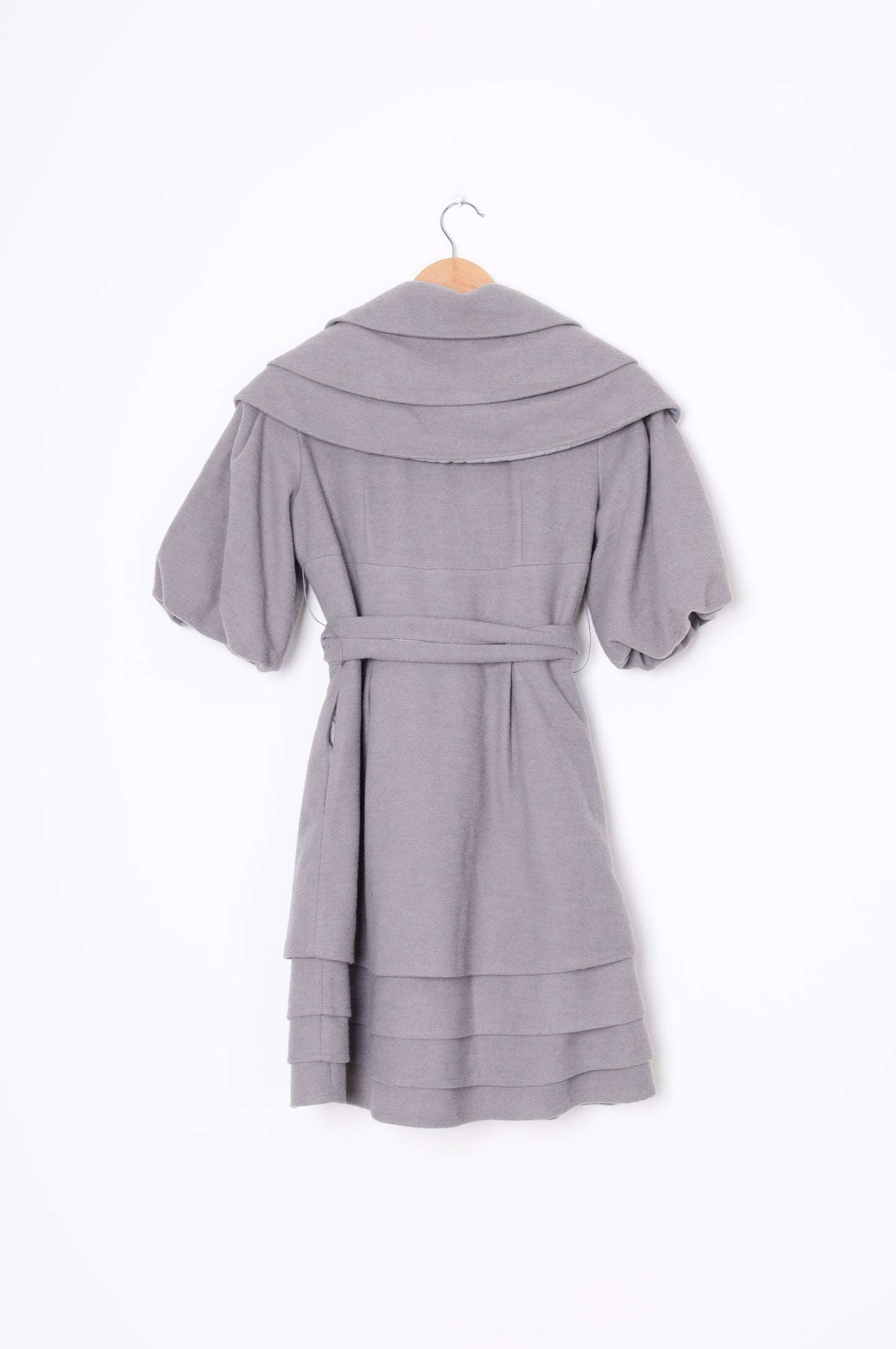 Max Mara Womens Grey Coat Size 2
