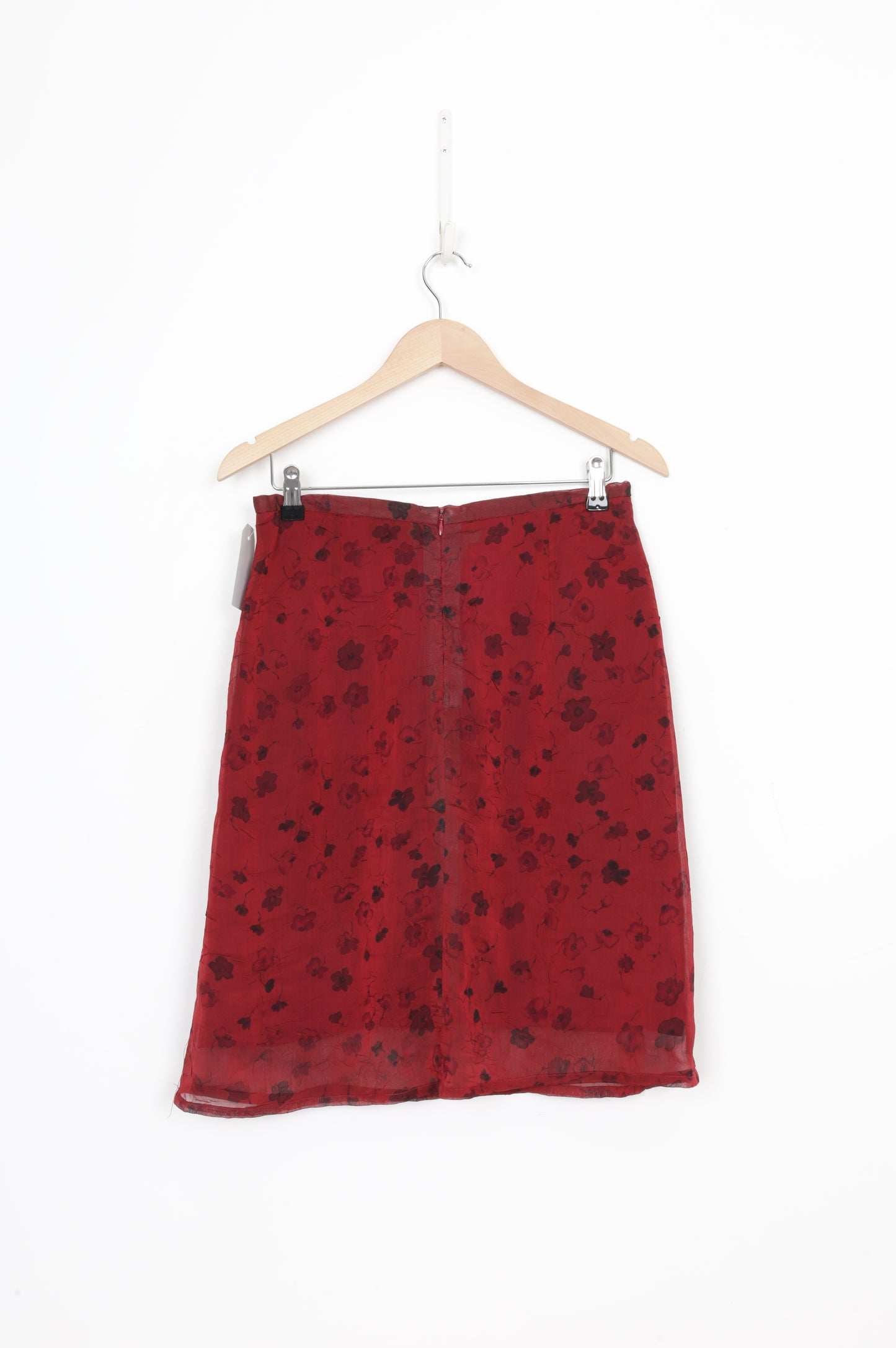 Oscar dela renia Womens Red Skirt Size N/S