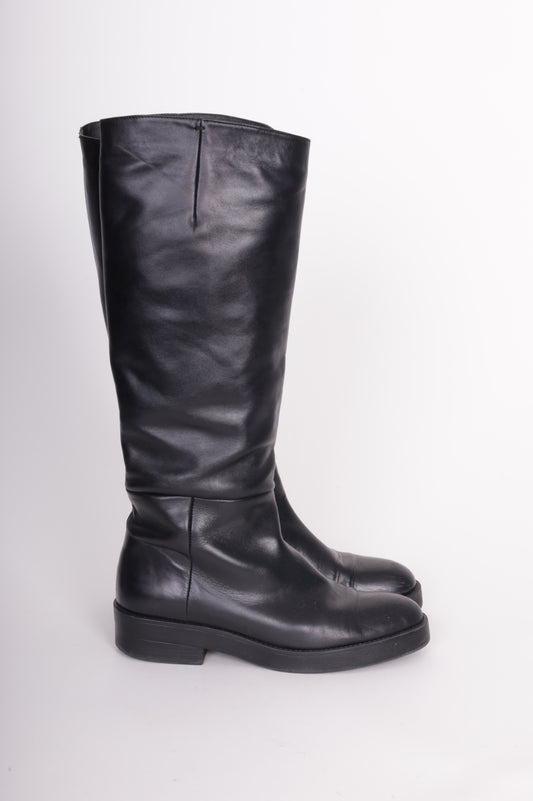 Zara Womens Black Boots  Size 39