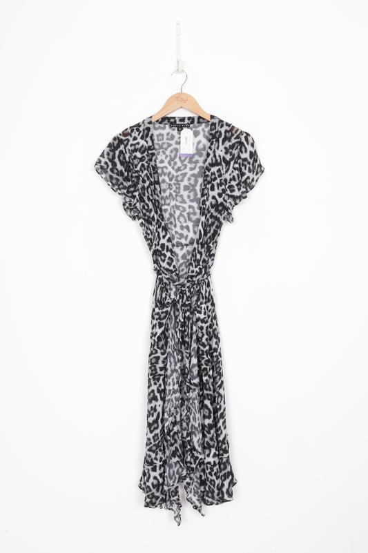 Paula Ryan Womens Grey Dress Size M