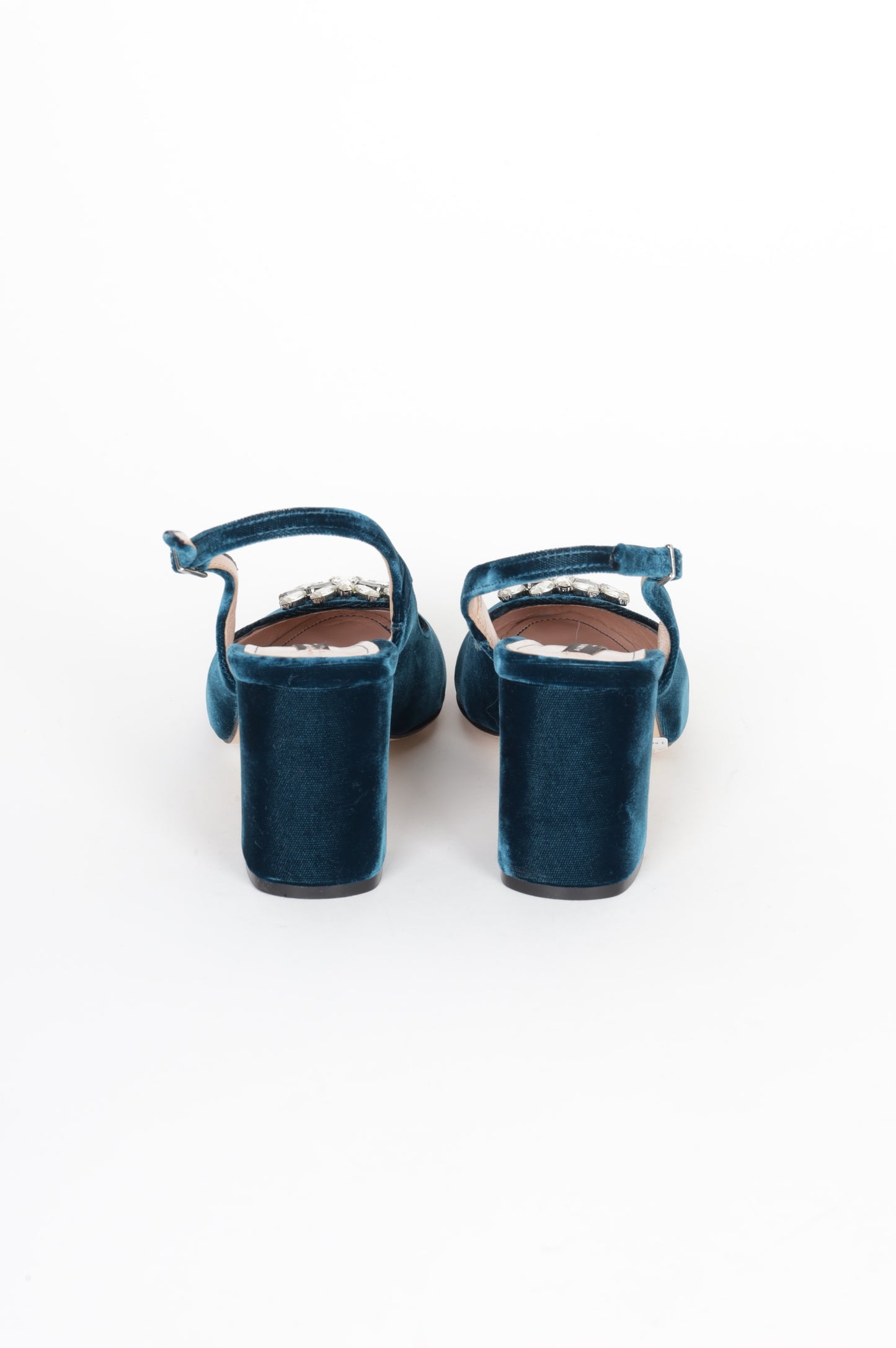 Alberto Zago Womens Blue Heels Size EU 38.5