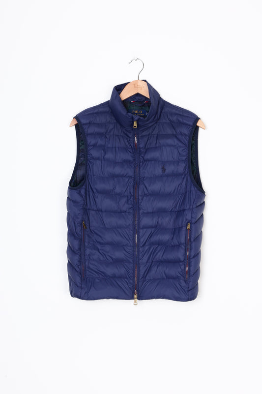 Polo Ralph Lauren Womens Blue Vest Size S