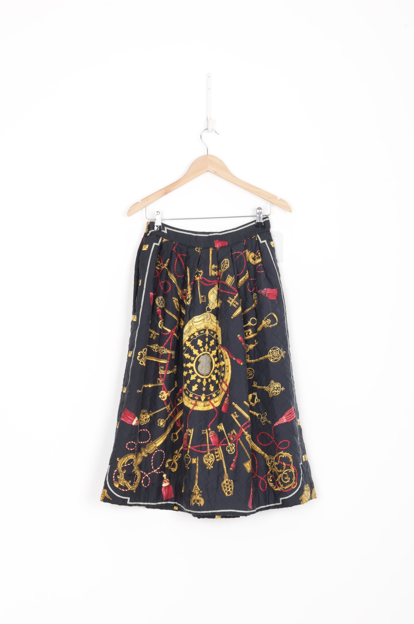 Hermes Paris Womens Blue Skirt Size 42