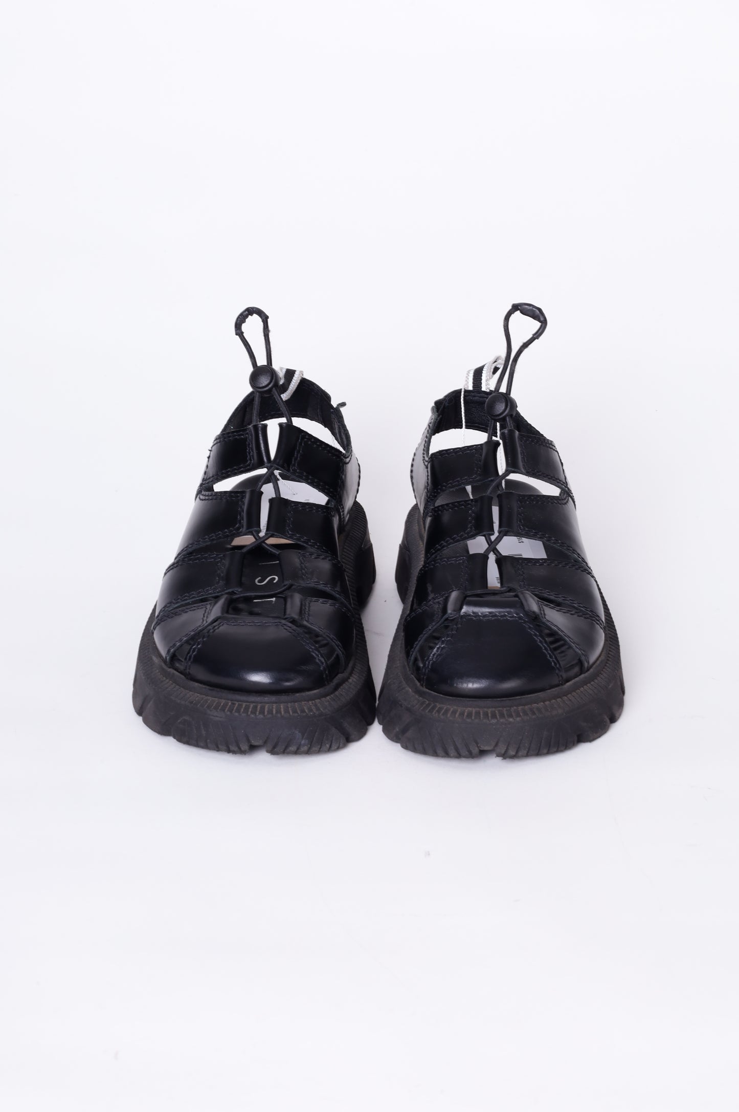 E8 by Miista Womens Black Shoes Size EU 38
