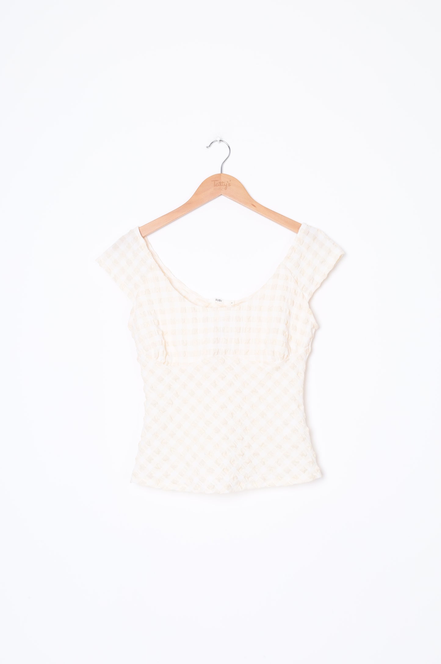 Ruby Womens Cream Top Size 6