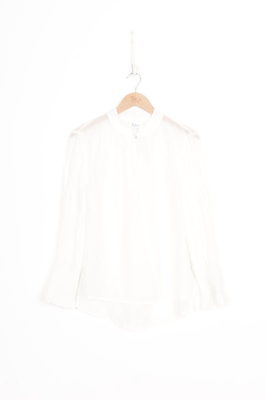 Bird & Knoll Womens White Top Size S