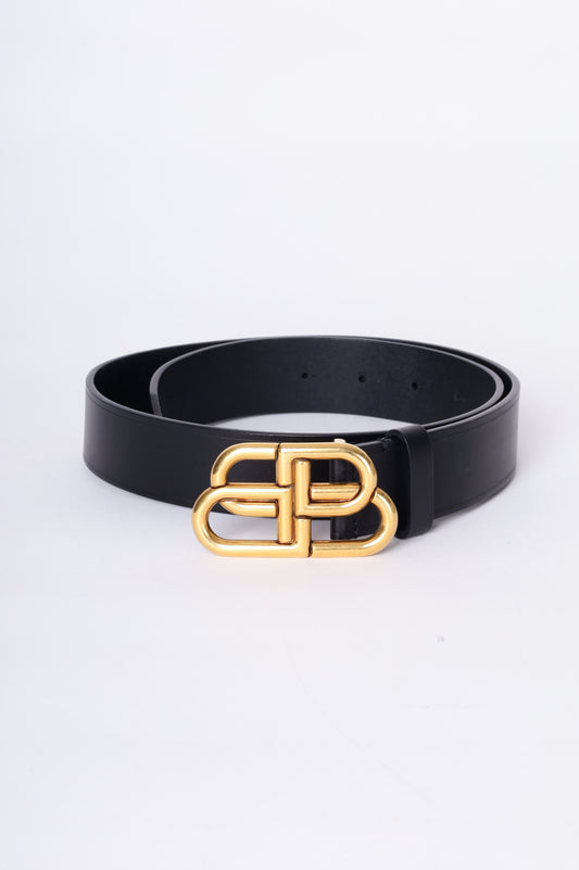 Balenciaga Womens Black Belt Size O/S