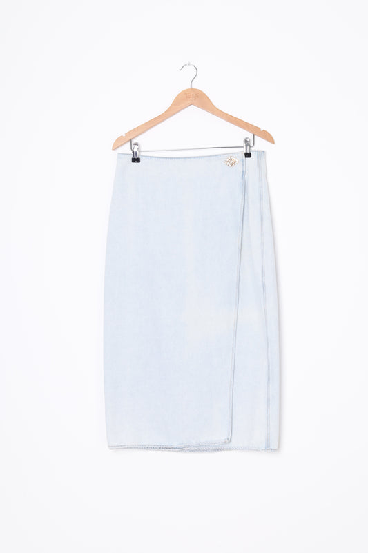 Seed Womens Blue Skirt Size 12