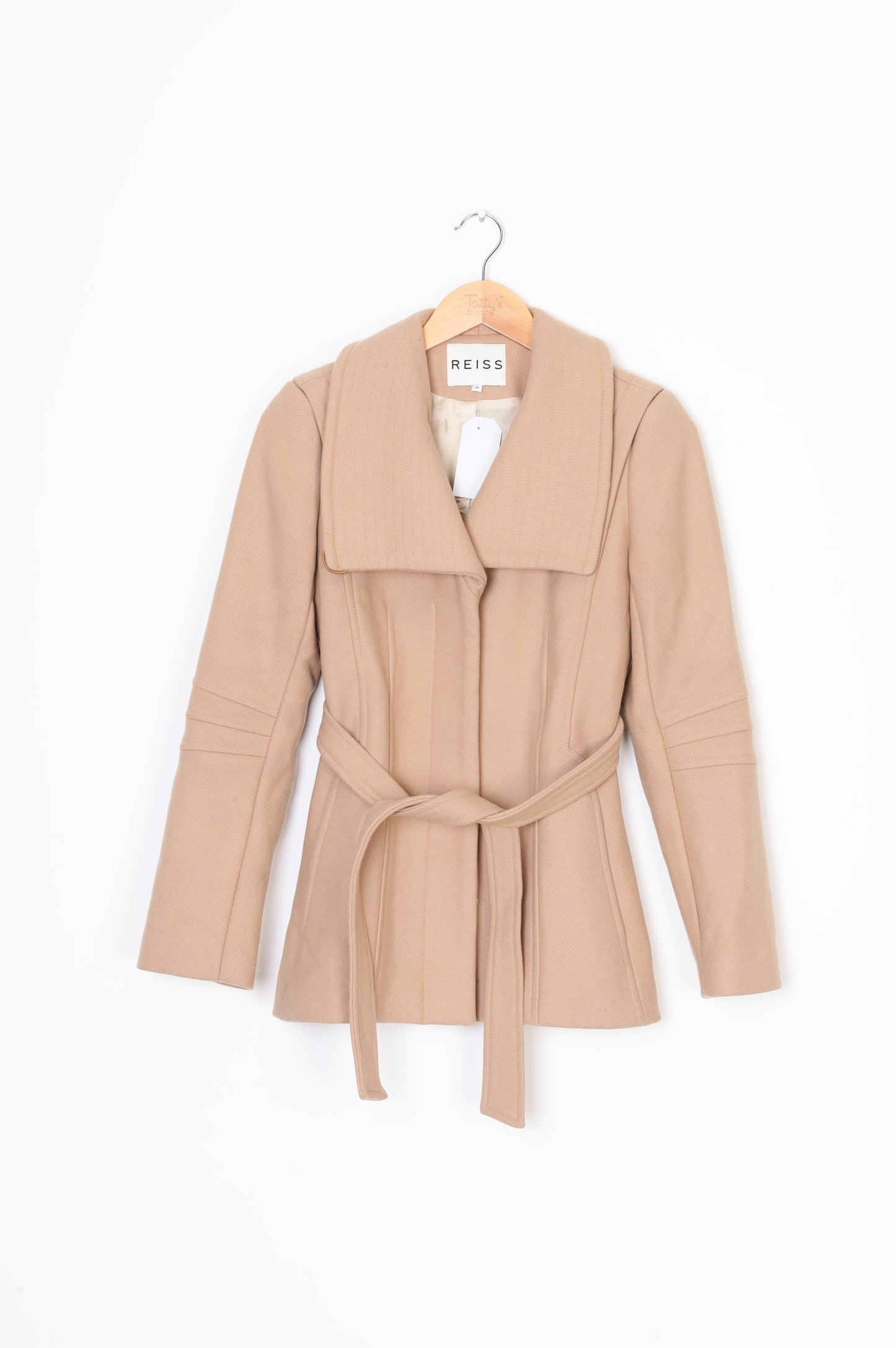 Reiss Womens Brown Coat Size XS